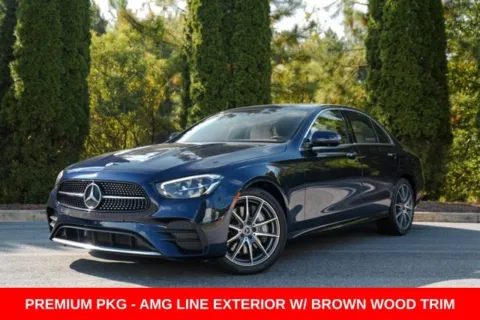 Blue 2021 Mercedes-Benz E-Class E 350 for sale in Duluth, GA