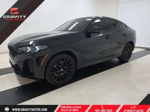 Black 2024 BMW X6 xDrive40i for sale in Duluth, GA