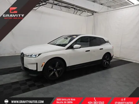 White 2024 BMW iX xDrive50 for sale in Duluth, GA