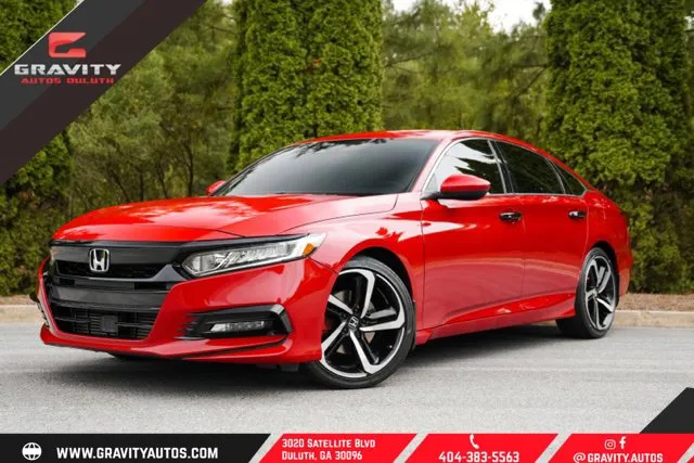 Red 2018 Honda Accord Sport for sale in Duluth, GA