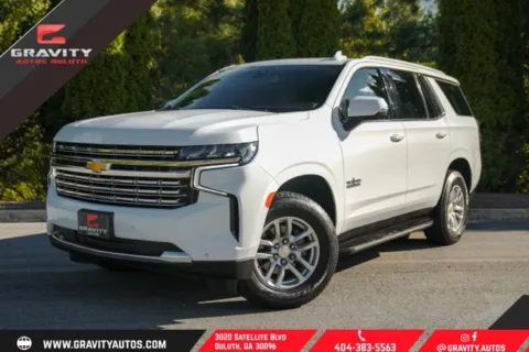 White 2021 Chevrolet Tahoe LT for sale in Duluth, GA