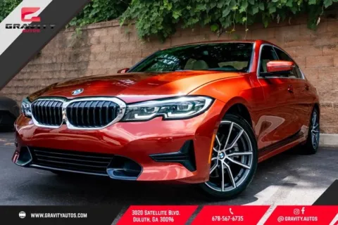 Orange 2021 BMW 3 Series 330i for sale in Duluth, GA