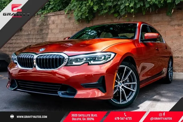 Orange 2021 BMW 3 Series 330i for sale in Duluth, GA