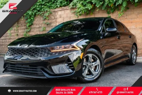 Black 2021 Kia K5 LX for sale in Duluth, GA