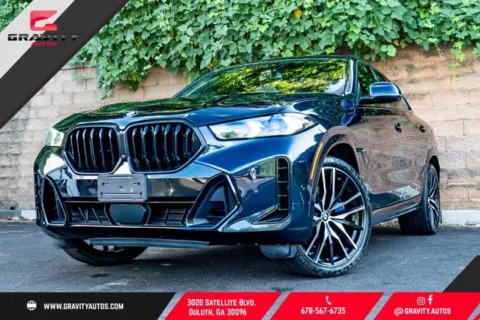 Black 2024 BMW X6 xDrive40i for sale in Duluth, GA