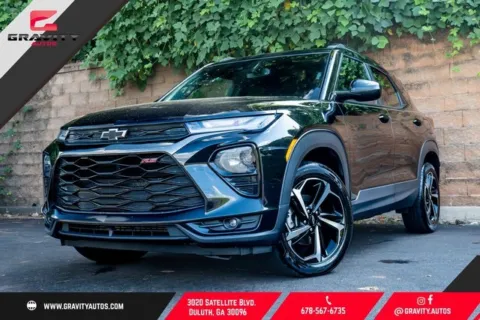 Black 2021 Chevrolet TrailBlazer RS for sale in Duluth, GA