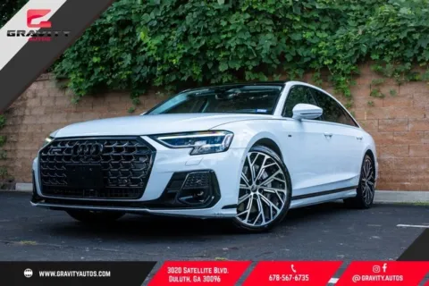 White 2022 Audi A8 L 55 for sale in Duluth, GA