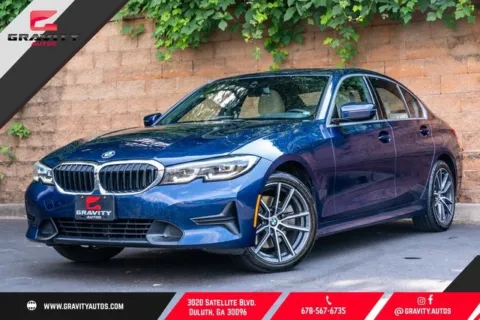 Blue 2019 BMW 3 Series 330i xDrive for sale in Duluth, GA