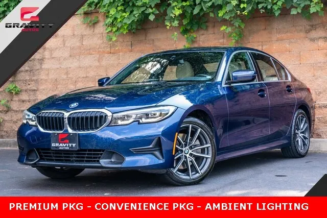 Blue 2019 BMW 3 Series 330i xDrive for sale in Duluth, GA