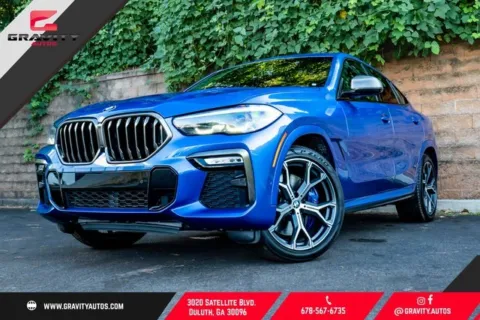 Blue 2020 BMW X6 M50i for sale in Duluth, GA