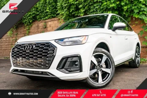 White 2022 Audi Q5 45 S line Premium for sale in Duluth, GA