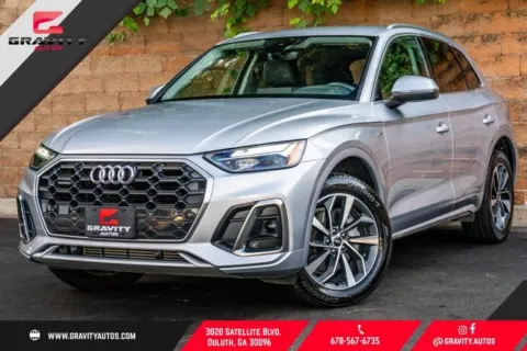 Silver 2023 Audi Q5 45 S line Premium for sale in Duluth, GA