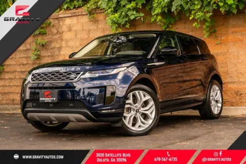 Blue 2021 Land Rover Range Rover Evoque SE for sale in Duluth, GA