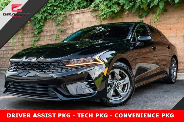 Black 2021 Kia K5 LX for sale in Duluth, GA