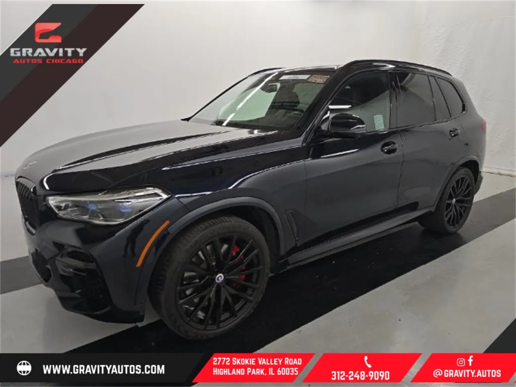Black 2022 BMW X5 M50i for sale in Highland Park, IL