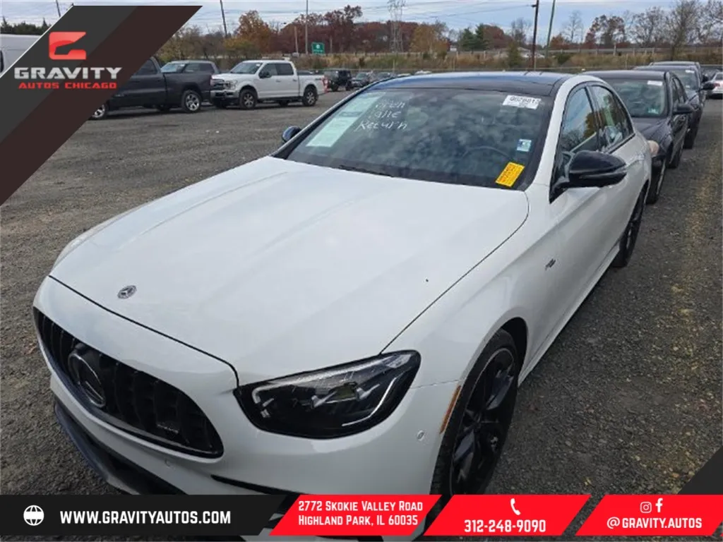 White 2021 Mercedes-Benz E-Class E 53 AMG for sale in Highland Park, IL