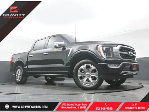 Black 2022 Ford F-150 Platinum for sale in Highland Park, IL