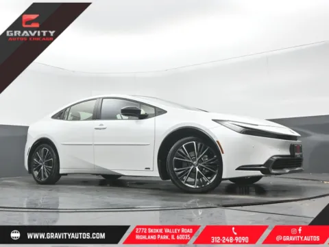 White 2023 Toyota Prius Limited for sale in Highland Park, IL