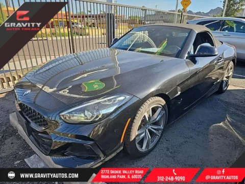 Black 2019 BMW Z4 sDrive30i for sale in Highland Park, IL