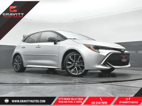 Silver 2022 Toyota Corolla Hatchback XSE for sale in Highland Park, IL