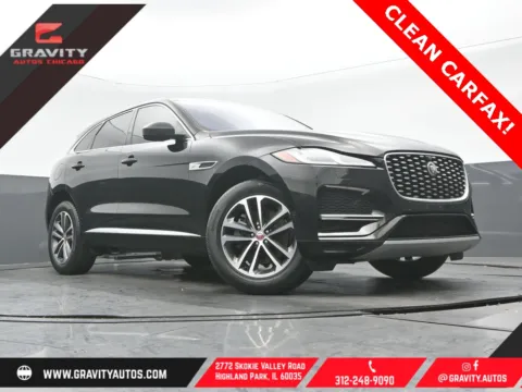 Black 2021 Jaguar F-PACE P250 S for sale in Highland Park, IL