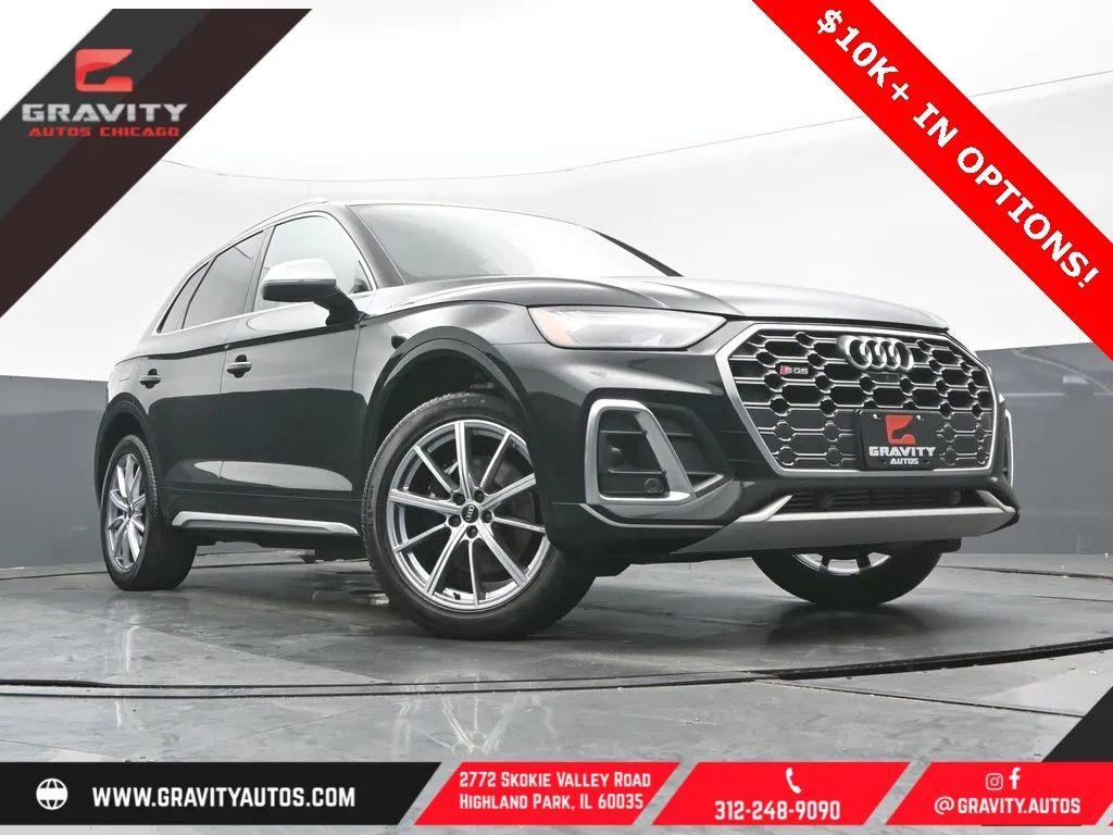 Black 2022 Audi SQ5 Premium Plus for sale in Highland Park, IL