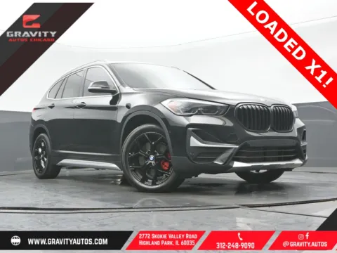 Black 2021 BMW X1 xDrive28i for sale in Highland Park, IL
