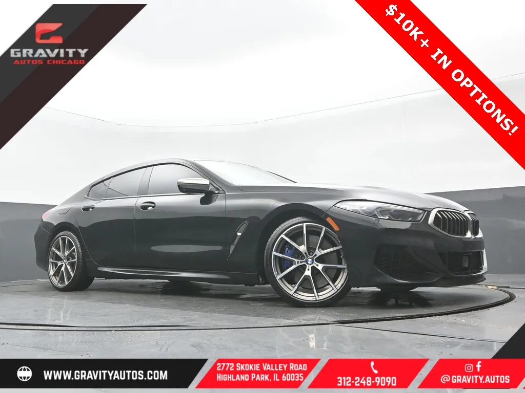 Black 2020 BMW 8 Series M850i xDrive Gran Coupe for sale in Highland Park, IL