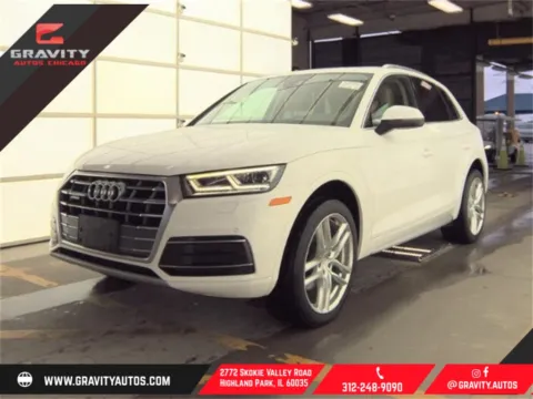White 2018 Audi Q5 2.0T for sale in Highland Park, IL