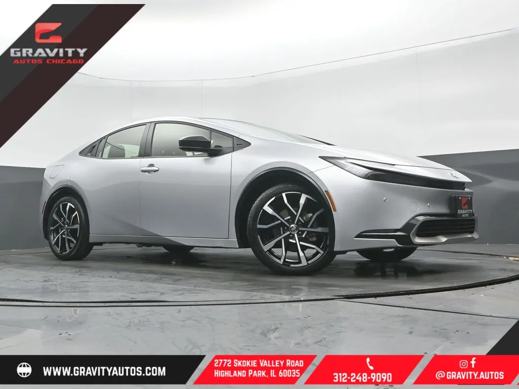 Silver 2025 Toyota Prius Plug-In Hybrid XSE for sale in Highland Park, IL