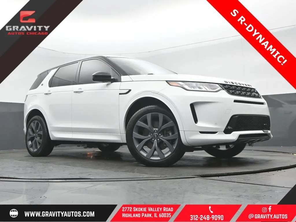 White 2023 Land Rover Discovery Sport S R-Dynamic for sale in Highland Park, IL