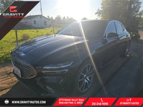 Black 2023 Genesis G70 2.0T for sale in Highland Park, IL
