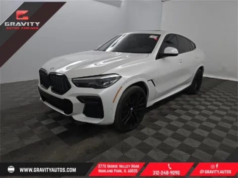 White 2022 BMW X6 xDrive40i for sale in Highland Park, IL