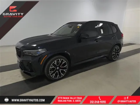 Black 2023 BMW X5 M for sale in Highland Park, IL