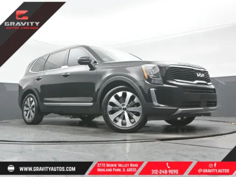 Black 2022 Kia Telluride S for sale in Highland Park, IL