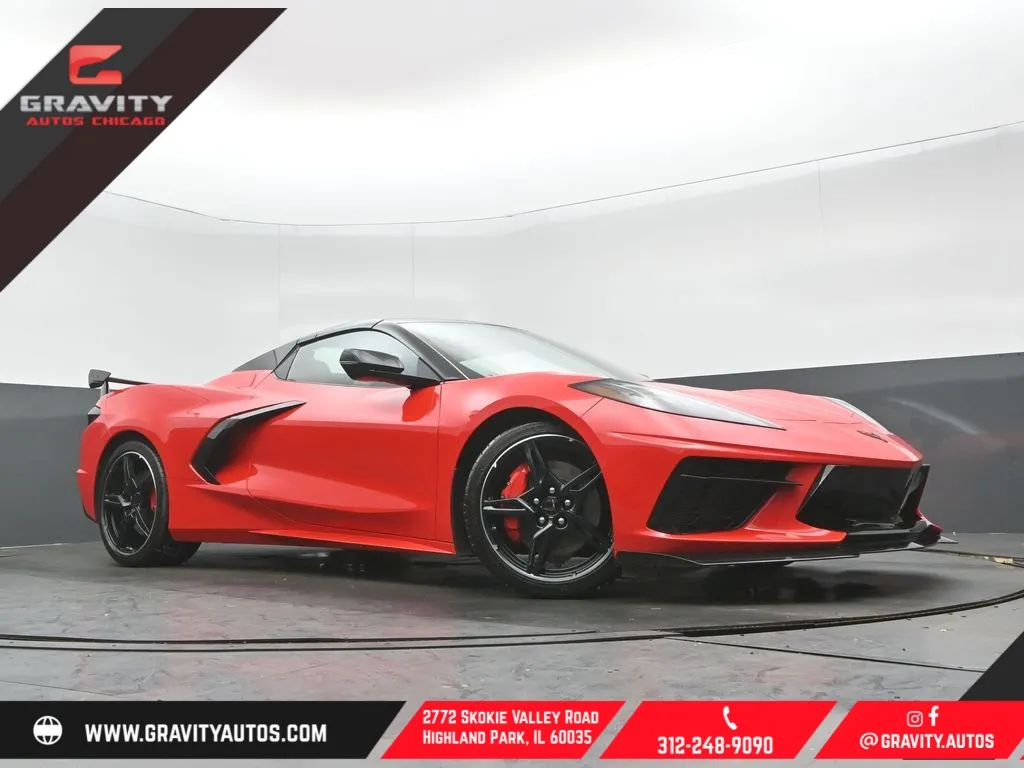Red 2021 Chevrolet Corvette Stingray for sale in Highland Park, IL