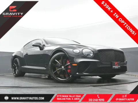 Black 2020 Bentley Continental GT V8 for sale in Highland Park, IL