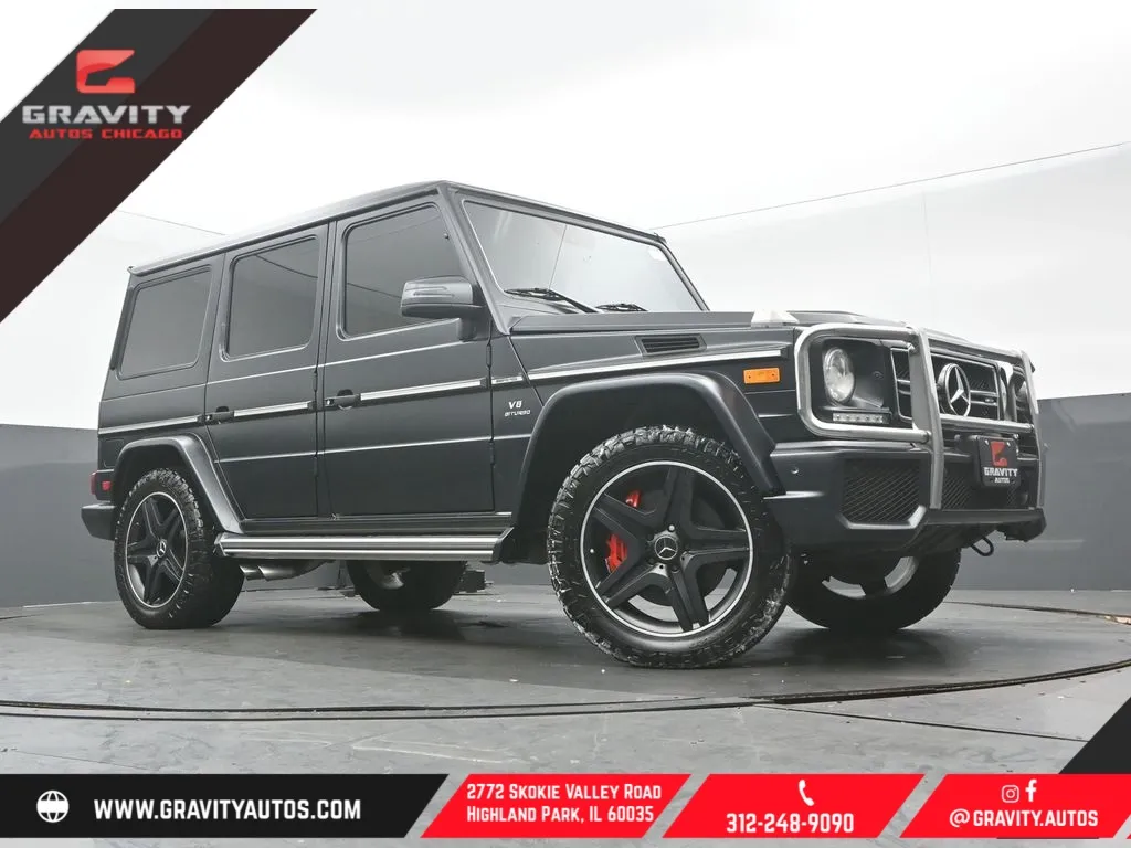 Black 2017 Mercedes-Benz G-Class G 63 AMG for sale in Highland Park, IL