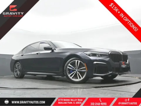 Black 2022 BMW 7 Series 750i xDrive for sale in Highland Park, IL
