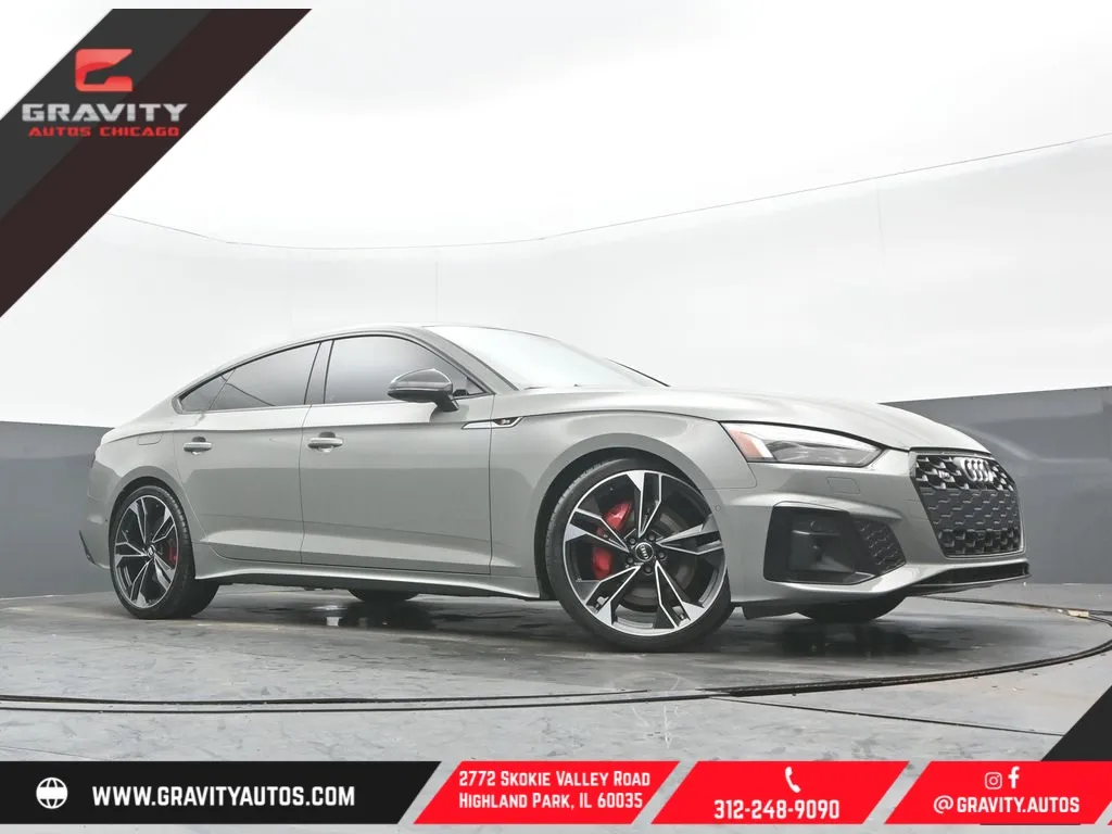 Gray 2021 Audi S5 Sportback Prestige for sale in Highland Park, IL