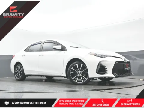 White 2017 Toyota Corolla L for sale in Highland Park, IL
