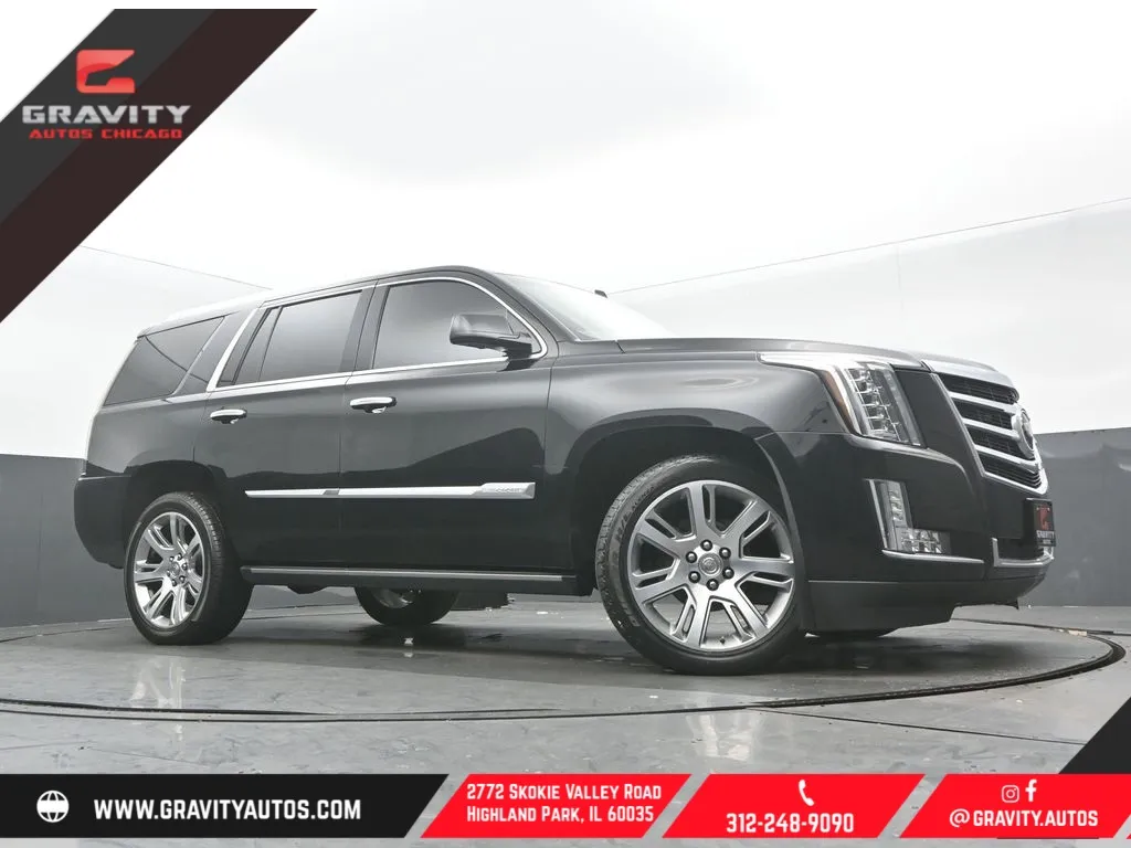 Black 2015 Cadillac Escalade Premium for sale in Highland Park, IL