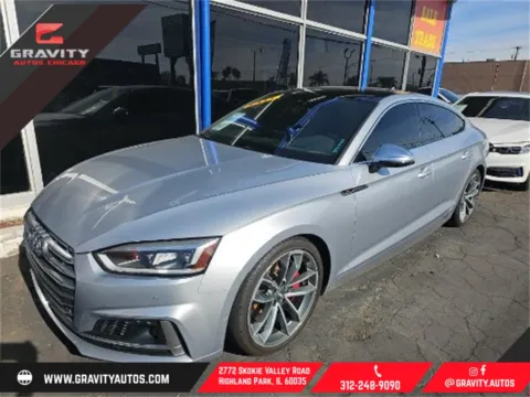 Silver 2018 Audi S5 3.0T Prestige for sale in Highland Park, IL