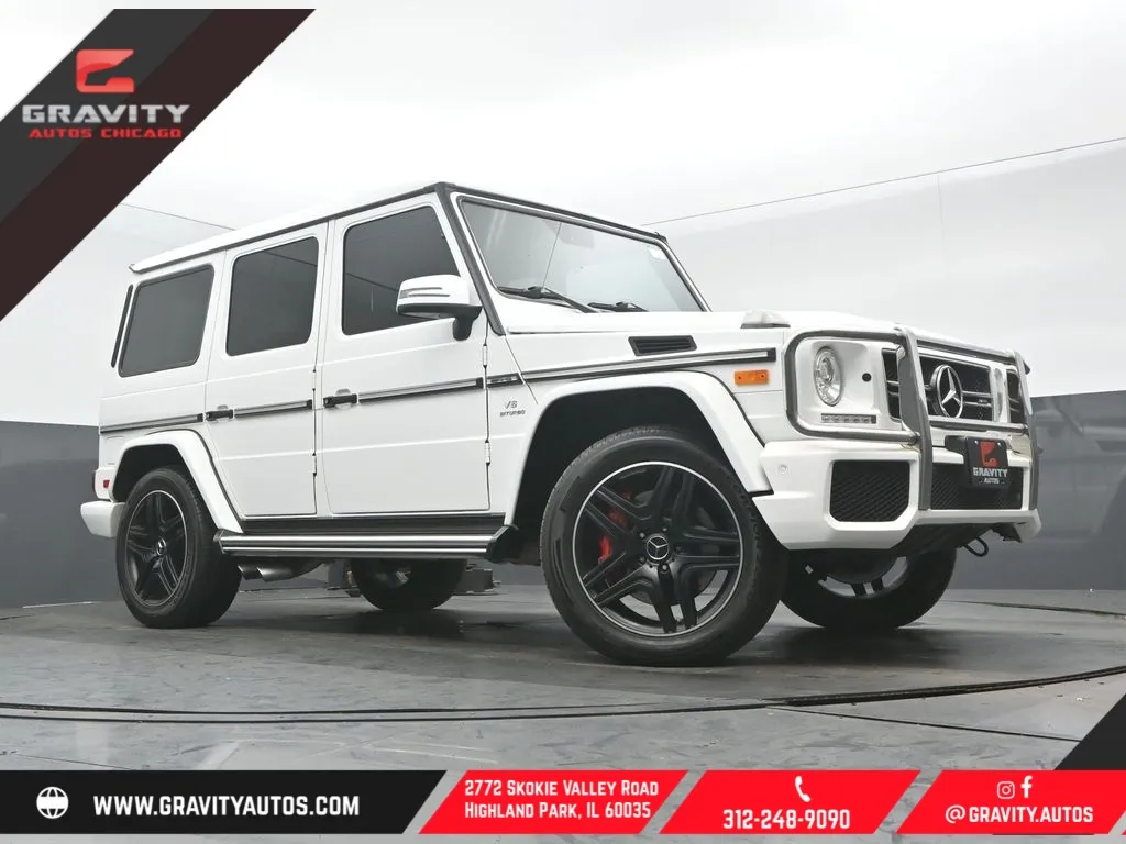 White 2017 Mercedes-Benz G-Class G 63 AMG for sale in Highland Park, IL