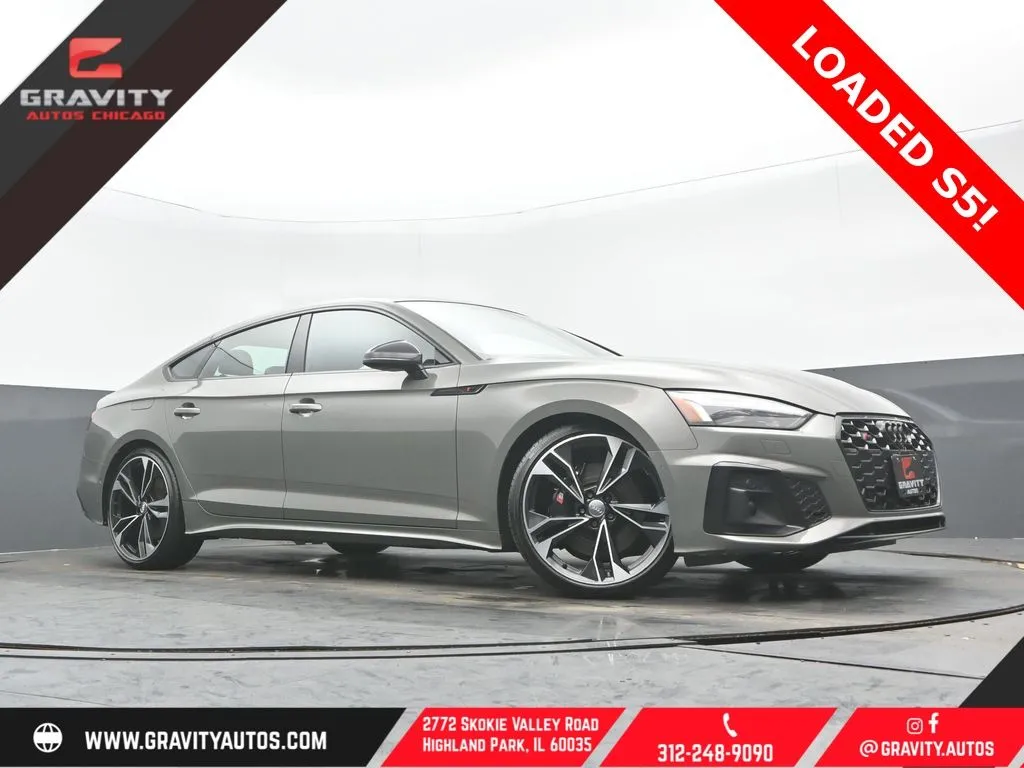 Gray 2023 Audi S5 Sportback Prestige for sale in Highland Park, IL