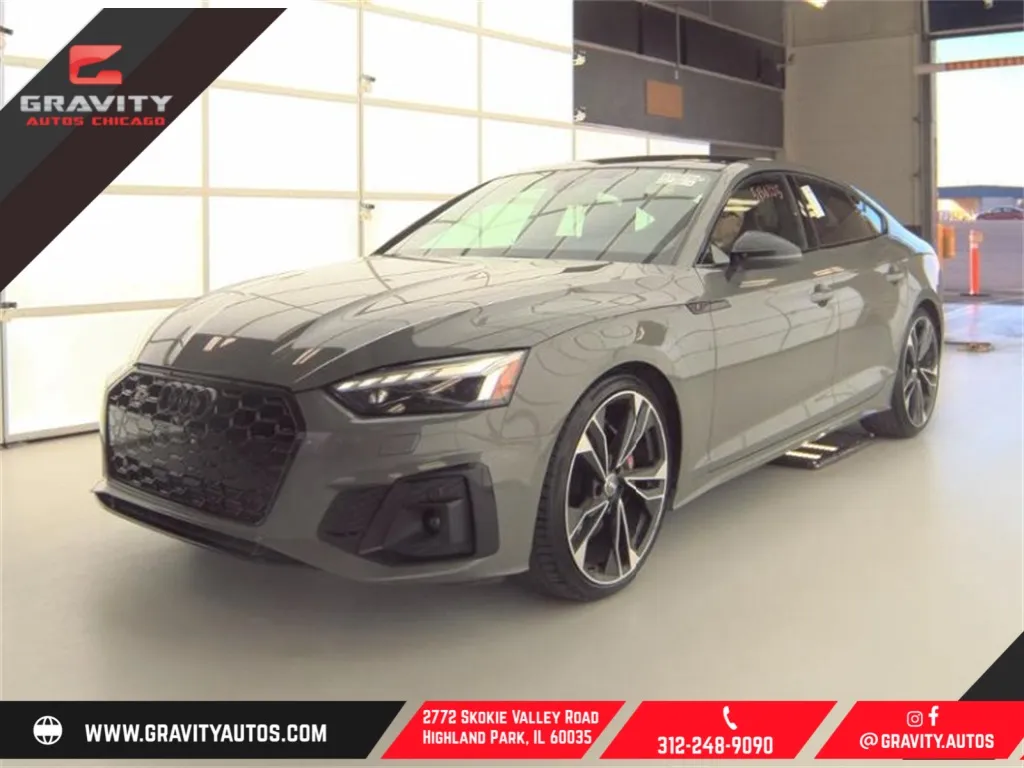 Gray 2023 Audi S5 Sportback Prestige for sale in Highland Park, IL