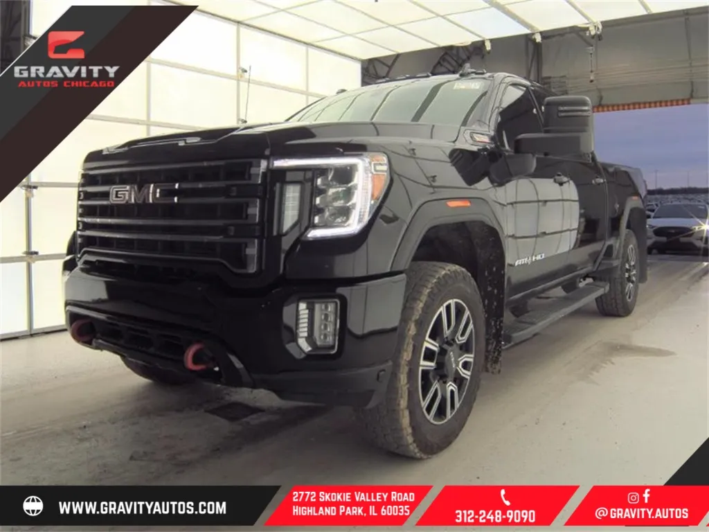 Black 2023 GMC Sierra 2500HD AT4 for sale in Highland Park, IL