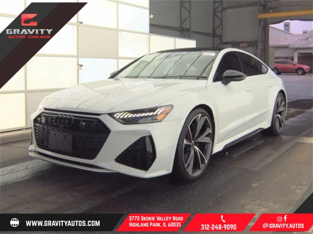 White 2022 Audi RS 7 4.0T for sale in Highland Park, IL