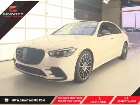 White 2022 Mercedes-Benz S-Class S 580 for sale in Highland Park, IL