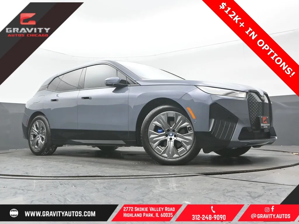 Gray 2023 BMW iX xDrive50 for sale in Highland Park, IL